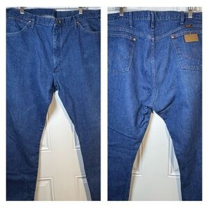 wrangler 13mwzpw jeans 40X30 Classic Blue Denim